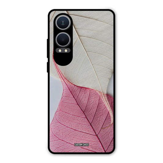 Transparent Leaf Oneplus Nord CE4 Lite Mobile Back Cover - Aesthetic PrintShield Case
