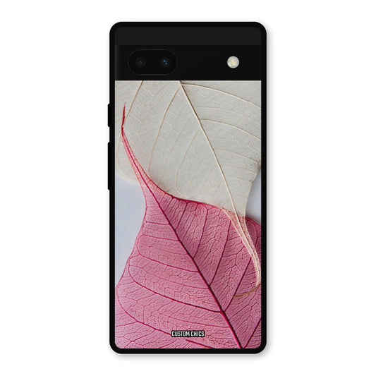 Transparent Leaf Google Pixel 6a Mobile Back Cover - Aesthetic PrintShield Case