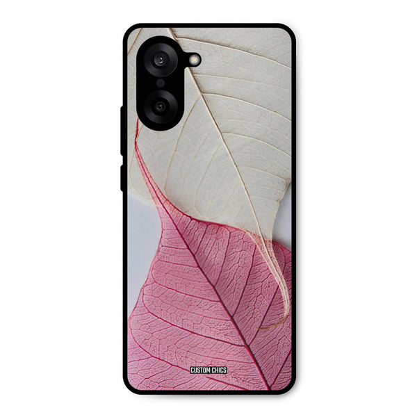 Transparent Leaf Oneplus Nord CE5 Mobile Back Cover - Aesthetic PrintShield Case