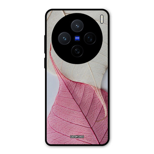 Transparent Leaf Vivo X200 Mobile Back Cover - Aesthetic PrintShield Case