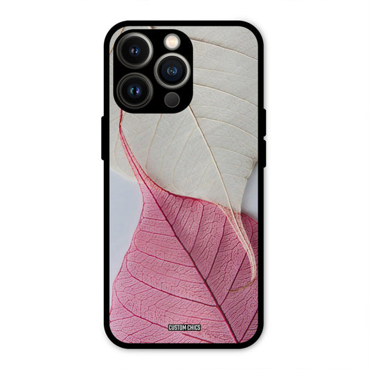 Transparent Leaf iPhone 13 Pro Max Mobile Back Cover - Aesthetic PrintShield Case