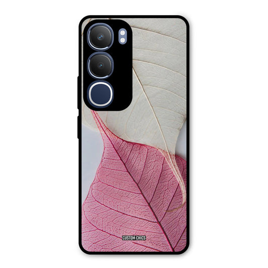 Transparent Leaf Vivo Y29 Mobile Back Cover - Aesthetic PrintShield Case