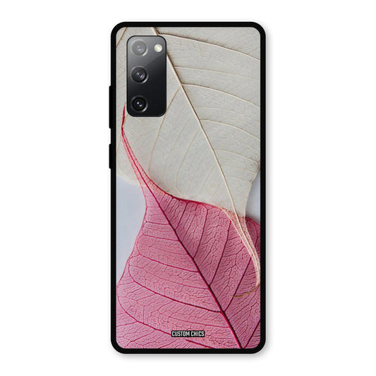 Transparent Leaf Samsung Galaxy S20 FE 5G Mobile Back Cover - Aesthetic PrintShield Case