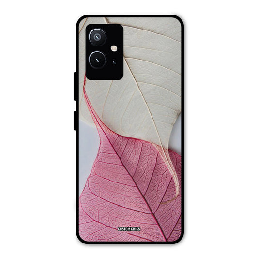 Transparent Leaf Vivo Y75 5G Mobile Back Cover - Aesthetic PrintShield Case
