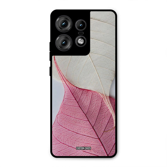 Transparent Leaf Motorola Edge 50 Pro Mobile Back Cover - Aesthetic PrintShield Case