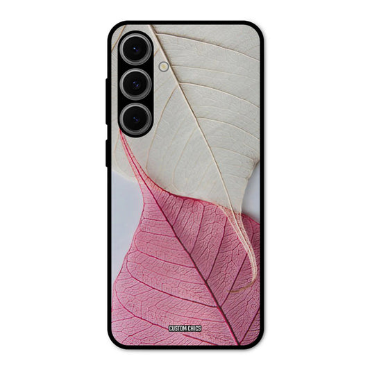 Transparent Leaf Samsung Galaxy S24 FE Mobile Back Cover - Aesthetic PrintShield Case
