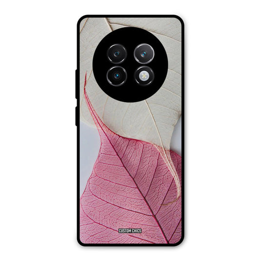 Transparent Leaf Realme 13 Plus Mobile Back Cover - Aesthetic PrintShield Case