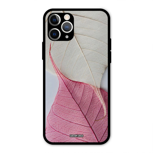 Transparent Leaf IPhone 11 Pro Max Mobile Back Cover - Aesthetic PrintShield Case