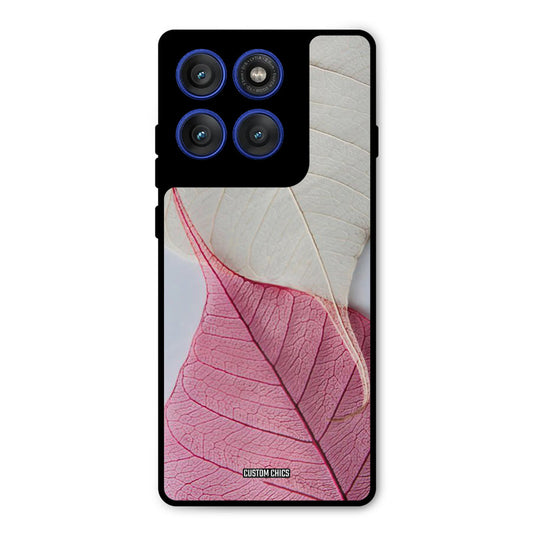 Transparent Leaf Motorola Edge 60 Pro Mobile Back Cover - Aesthetic PrintShield Case