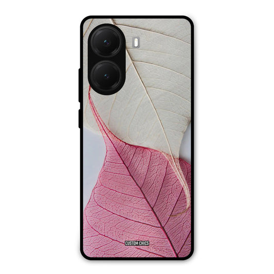 Transparent Leaf Poco X7 Pro Mobile Back Cover - Aesthetic PrintShield Case