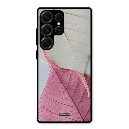Transparent Leaf Samsung Galaxy S25 Ultra Mobile Back Cover - Aesthetic PrintShield Case