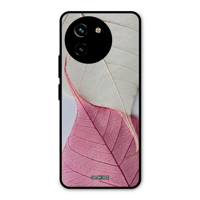 Transparent Leaf Vivo Y200i Mobile Back Cover - Aesthetic PrintShield Case