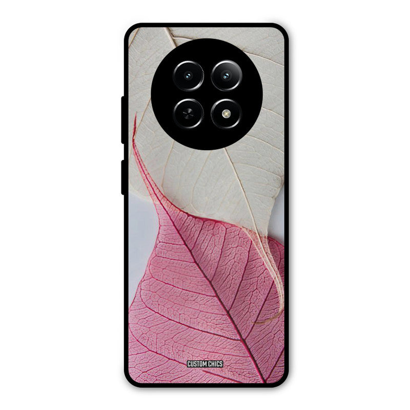 Transparent Leaf Realme Narzo N65 Mobile Back Cover - Aesthetic PrintShield Case
