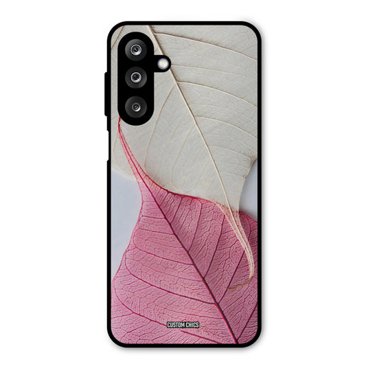Transparent Leaf Samsung Galaxy M36 Mobile Back Cover - Aesthetic PrintShield Case