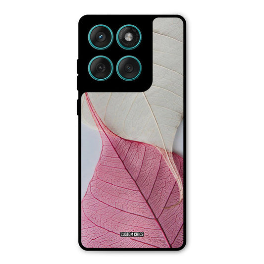 Transparent Leaf Motorola Edge 60 Mobile Back Cover - Aesthetic PrintShield Case