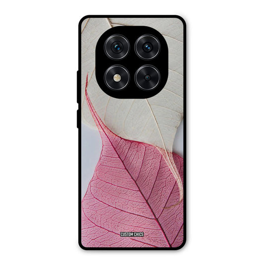 Transparent Leaf Redmi Note 14 Pro Mobile Back Cover - Aesthetic PrintShield Case