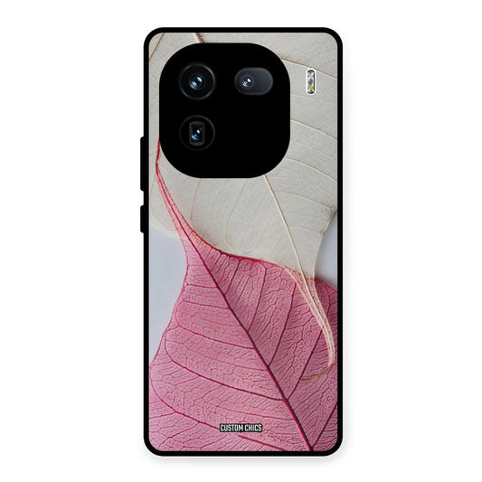 Transparent Leaf iQOO 12 Mobile Back Cover - Aesthetic PrintShield Case