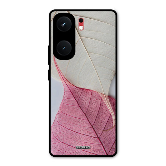 Transparent Leaf iQOO Neo 9 Pro Mobile Back Cover - Aesthetic PrintShield Case