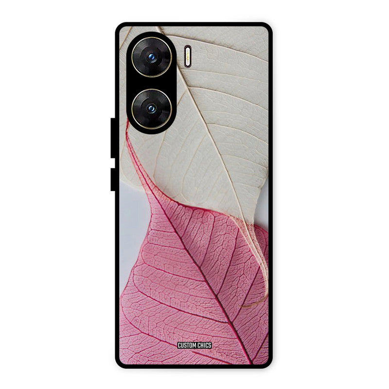 Transparent Leaf Vivo V29e Mobile Back Cover - Aesthetic PrintShield Case