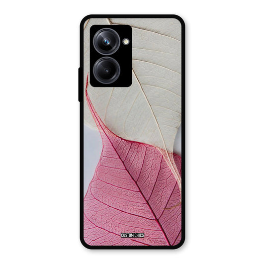 Transparent Leaf Realme 10 Pro Mobile Back Cover - Aesthetic PrintShield Case