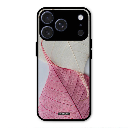 Transparent Leaf iPhone 17 Pro Mobile Back Cover - Aesthetic PrintShield Case