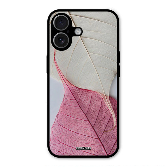 Transparent Leaf iPhone 17 Mobile Back Cover - Aesthetic PrintShield Case