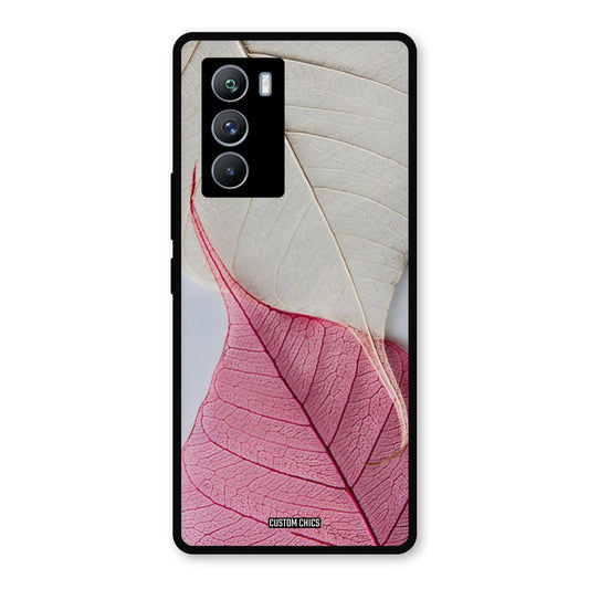 Transparent Leaf iQOO 9SE Mobile Back Cover - Aesthetic PrintShield Case