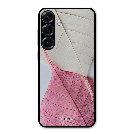 Transparent Leaf Samsung Galaxy S25 Plus Mobile Back Cover - Aesthetic PrintShield Case