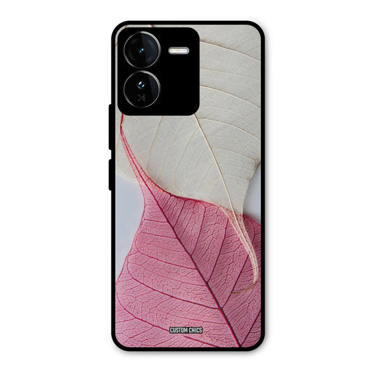 Transparent Leaf iQOO Z9 Mobile Back Cover - Aesthetic PrintShield Case