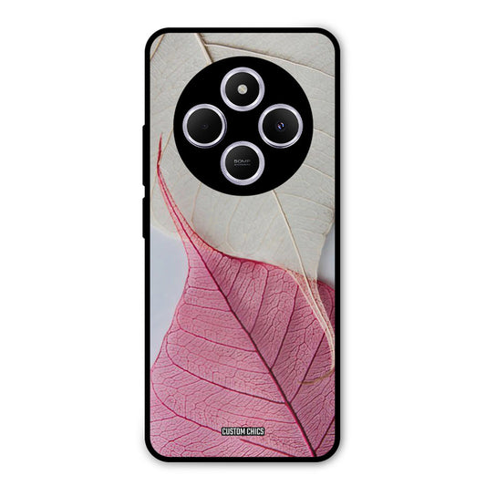 Transparent Leaf Poco C75 Mobile Back Cover - Aesthetic PrintShield Case