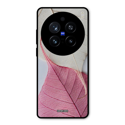 Transparent Leaf Vivo X200 Pro Mobile Back Cover - Aesthetic PrintShield Case