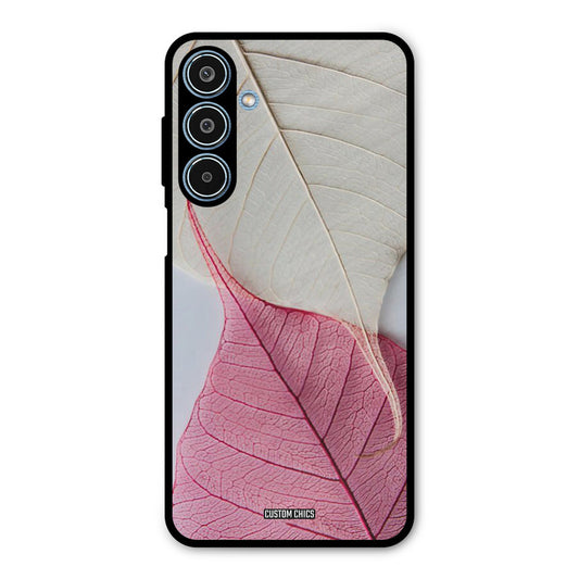 Transparent Leaf Samsung Galaxy M35 5G Mobile Back Cover - Aesthetic PrintShield Case