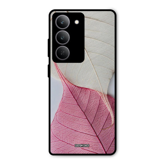 Transparent Leaf Realme 14x Mobile Back Cover - Aesthetic PrintShield Case