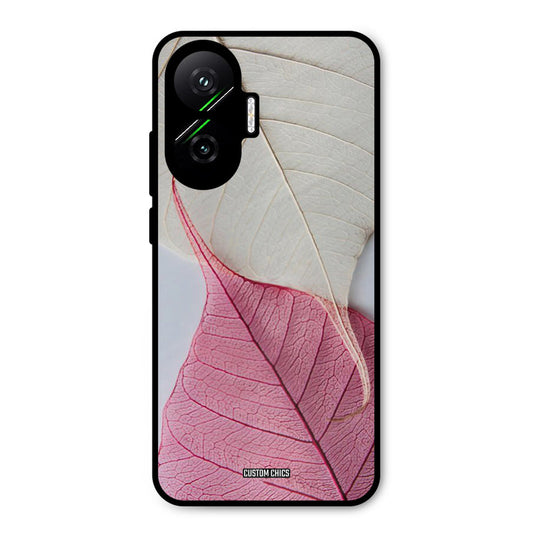 Transparent Leaf Poco F7 5G Mobile Back Cover - Aesthetic PrintShield Case