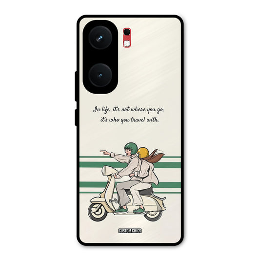 Travel Partner iQOO Neo 9 Pro Mobile Back Cover - Cute PrintShield Case