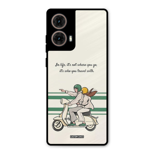 Travel Partner Moto G85 Mobile Back Cover - Cute PrintShield Case