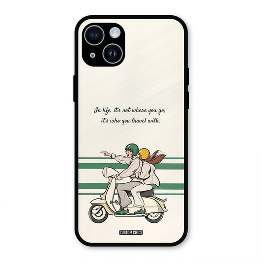 Travel Partner iPhone 14 Plus Mobile Back Cover - Cute PrintShield Case