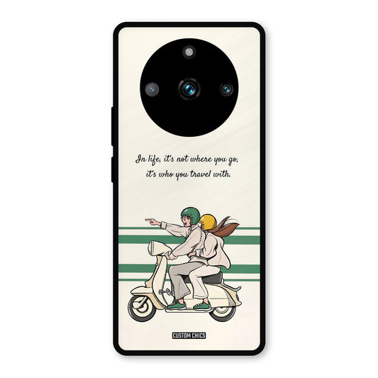 Travel Partner Realme Narzo 60 Pro Mobile Back Cover - Cute PrintShield Case