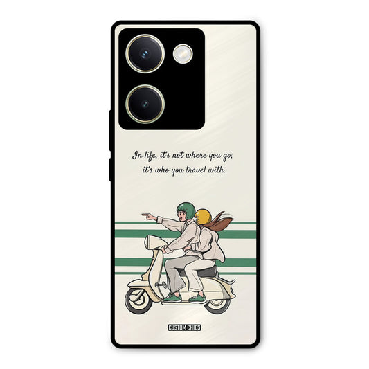 Travel Partner Vivo Y200 Pro Mobile Back Cover - Cute PrintShield Case