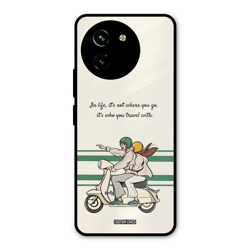 Travel Partner Vivo Y200i Mobile Back Cover - Cute PrintShield Case