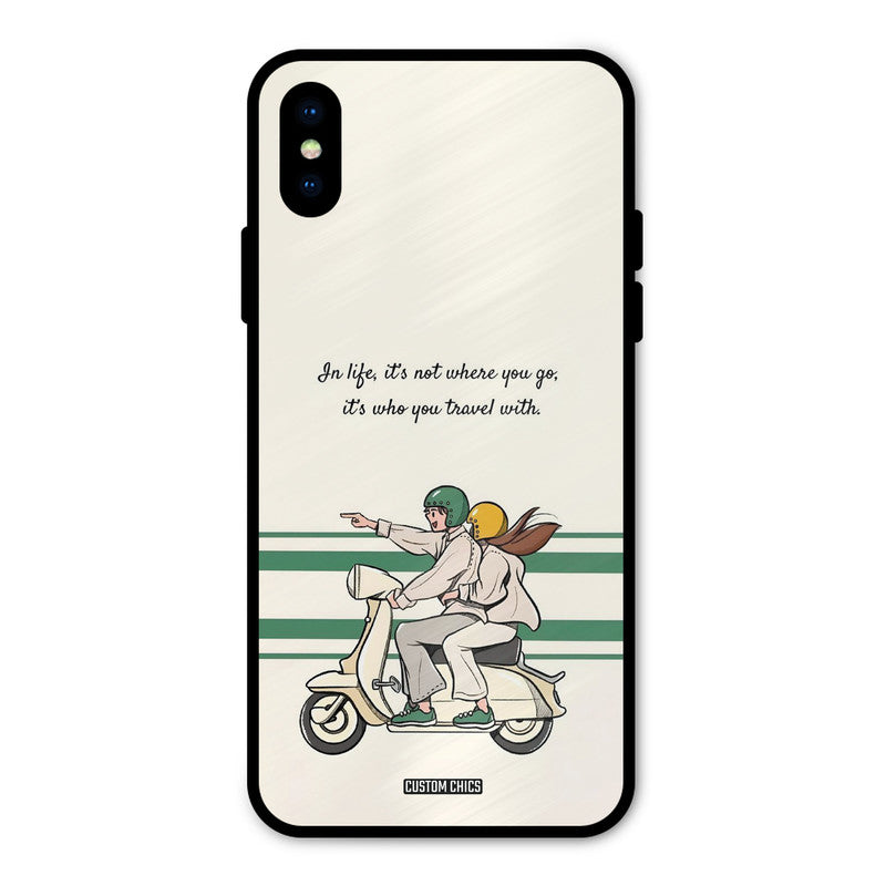 Travel Partner iPhone X Mobile Back Cover - Cute PrintShield Case