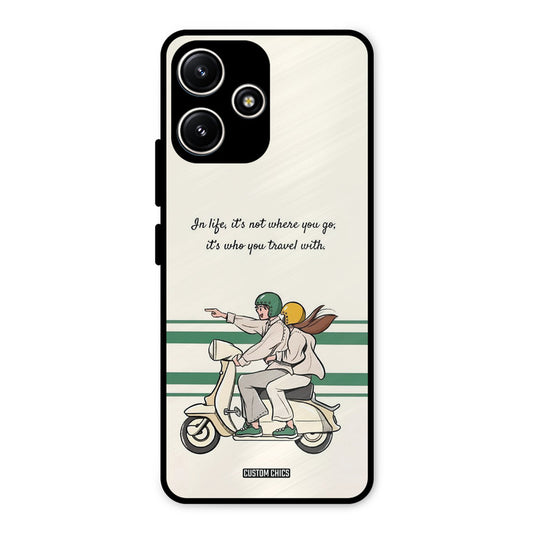 Travel Partner Redmi 12 5G Mobile Back Cover - Cute PrintShield Case