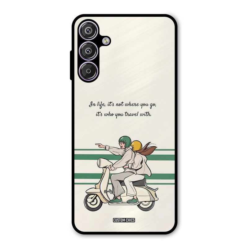 Travel Partner Samsung Galaxy F15 Mobile Back Cover - Cute PrintShield Case
