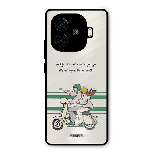 Travel Partner iQoo Neo 10R Mobile Back Cover - Cute PrintShield Case