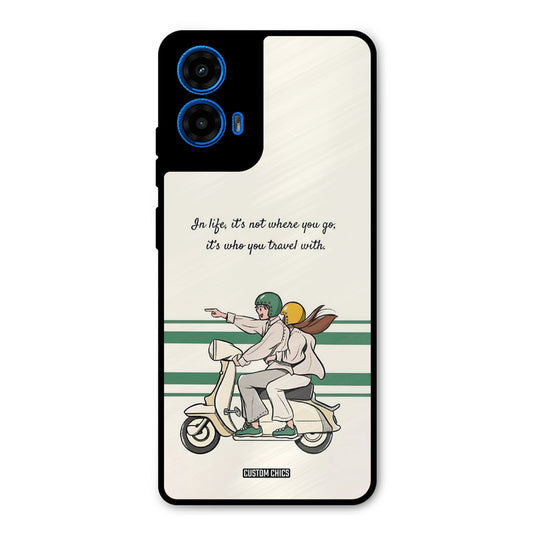 Travel Partner Moto G45 Mobile Back Cover - Cute PrintShield Case