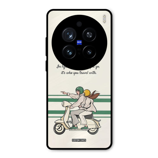 Travel Partner Vivo X200 Pro Mobile Back Cover - Cute PrintShield Case