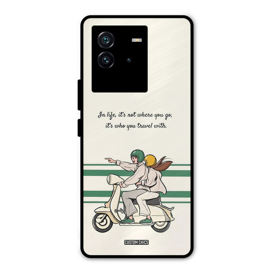 Travel Partner iQOO Neo 6 5G Mobile Back Cover - Cute PrintShield Case