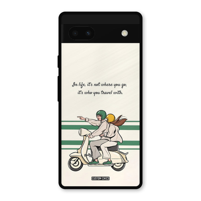 Travel Partner Google Pixel 6a Mobile Back Cover - Cute PrintShield Case