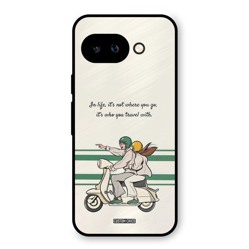 Travel Partner Google Pixel 9A Mobile Back Cover - Cute PrintShield Case