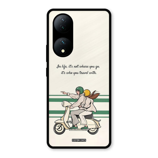 Travel Partner Vivo Y100 Mobile Back Cover - Cute PrintShield Case